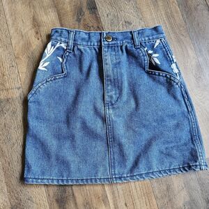 Vintage Jetset Girls’ Denim Skirt – Size 8 – Made in Taiwan (ROC) – 1980s – Rare